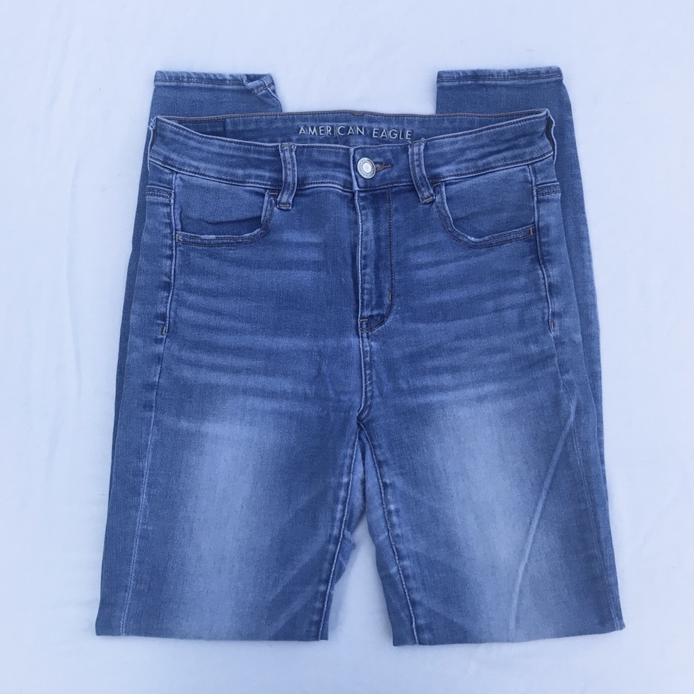 american eagle high rise skinny jeans